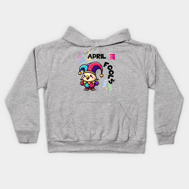 Chicken April Fools' Kids Hoodie by DaysMoon